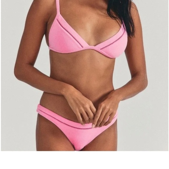 LoveShackFancy X Hurley Reversible Bikini Set.  Medium Bottoms, Small Top - Picture 2 of 15
